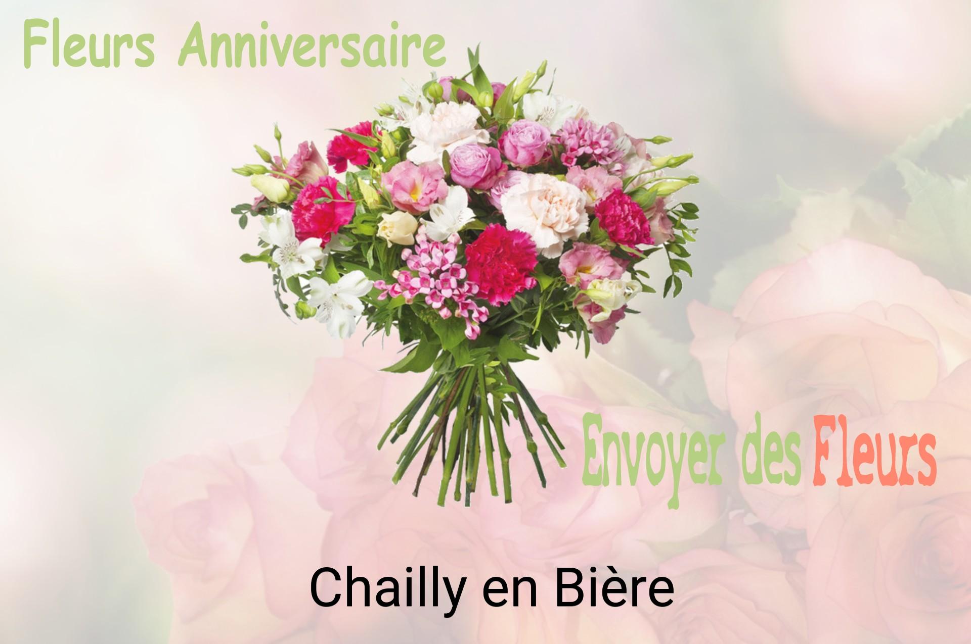 Bouquet de fleurs d’anniversaire livré à Chailly-en-Bière