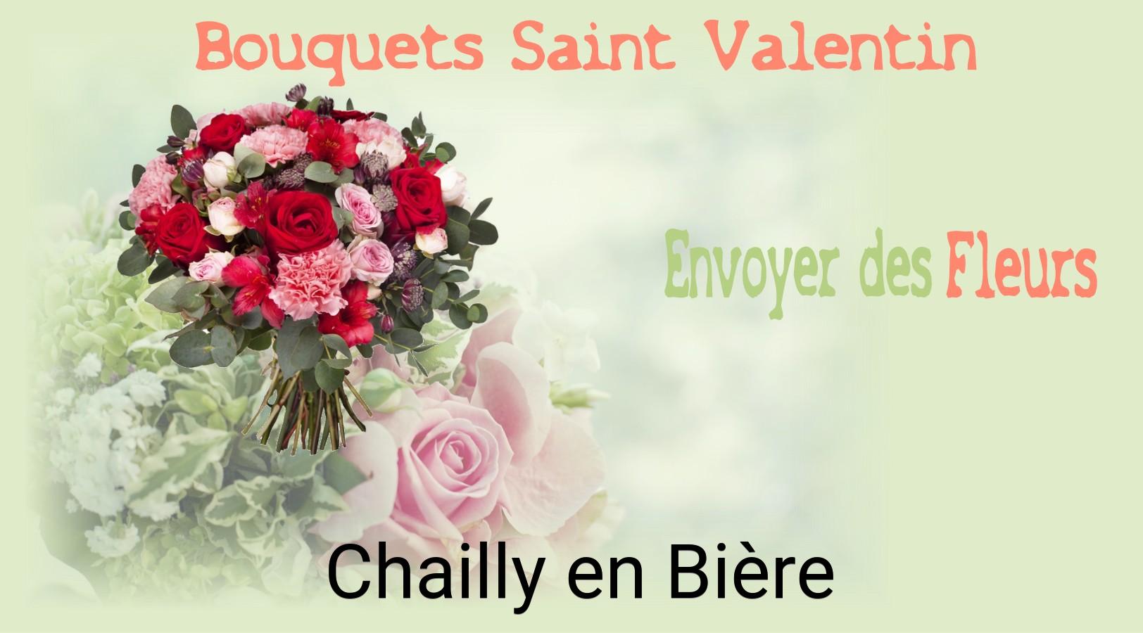 Roses de Saint-Valentin livrées à Chailly-en-Bière
